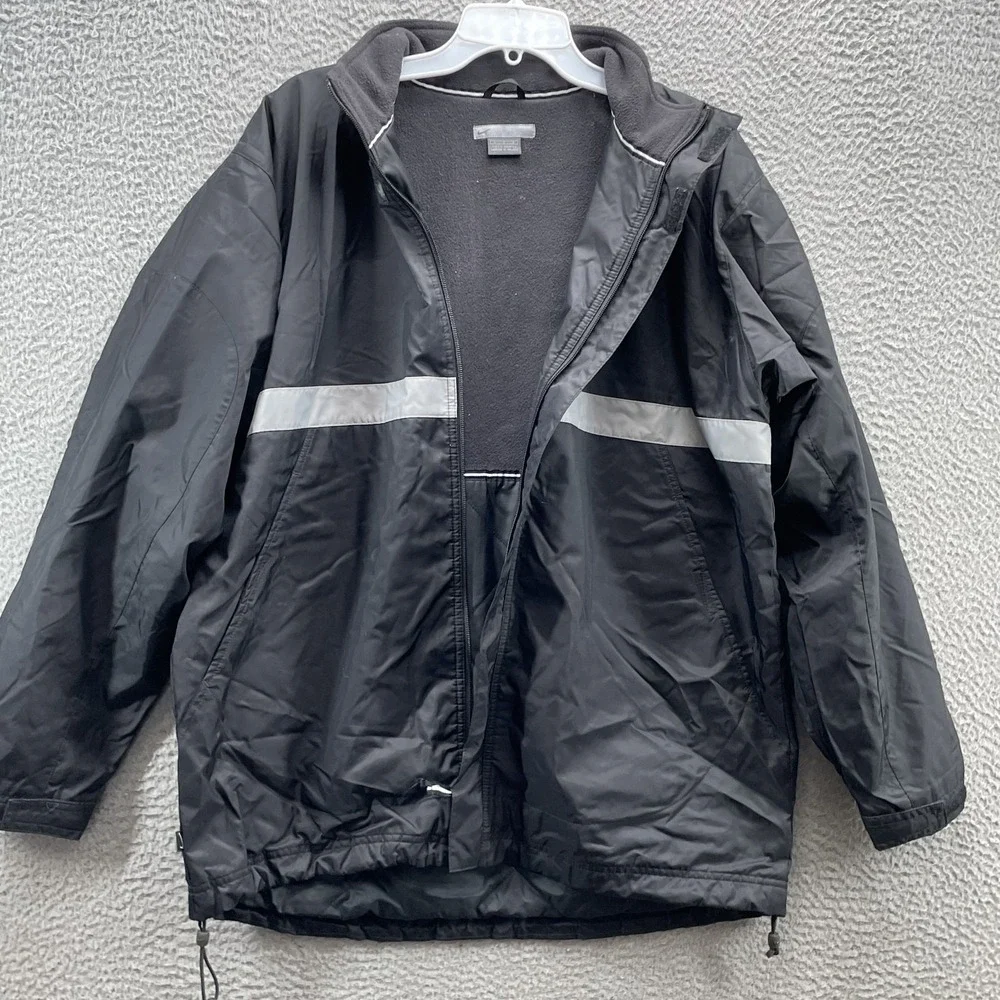 Vintage Nike Fleece Lined Windbreaker Jacket Mens Large Sportswear 90's Gorpcore